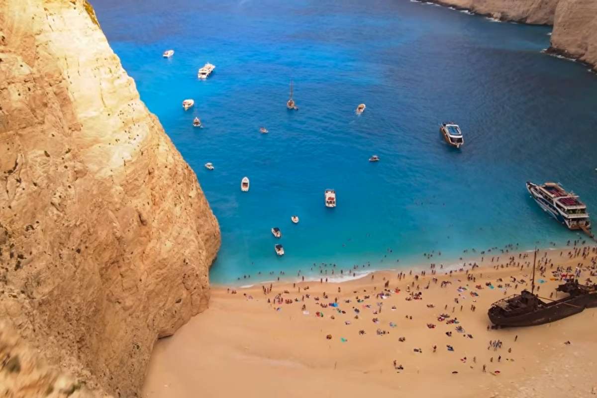 plaža na zakintosu