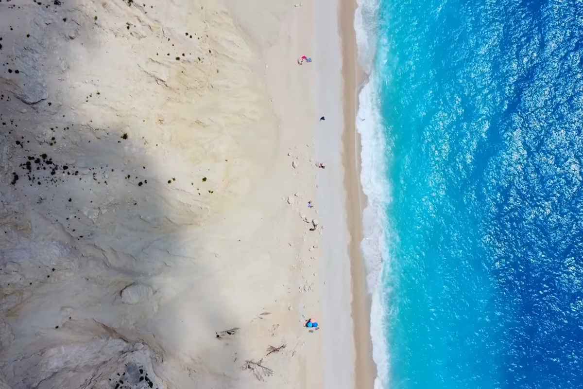 plaža na lefkadi